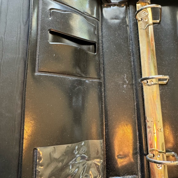 Retro 1980s Zip Around Quorum Software Geek Briefcase 3 Ring Work Binder - Picture 7 of 10